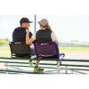 Extra Wide Stadium Seat with Hooks, Black