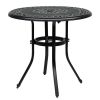 32*32*29" Outdoor Cast Aluminum Round Dining Table