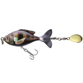 Fish Floating Pencil Propeller Tractor Luya Bait Simulation Hard Bait Wholesale (Option: 03 color OPP bag-Small goldfish)