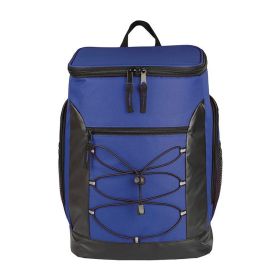 Backpack Cooler Thermo Bag Lunch Bento Ice Pack Outdoor Picnic (Color: Blue, Type: Picnic Backpack)