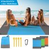 108x96.46in Sand Proof Picnic Blanket Water Resistant Foldable Camping Beach Mat